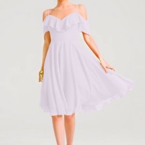 🤍JJ’s House White Off The Shoulder Dress🤍